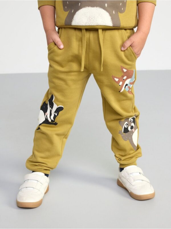 Sweatpants with brushed inside - 8443240-5287