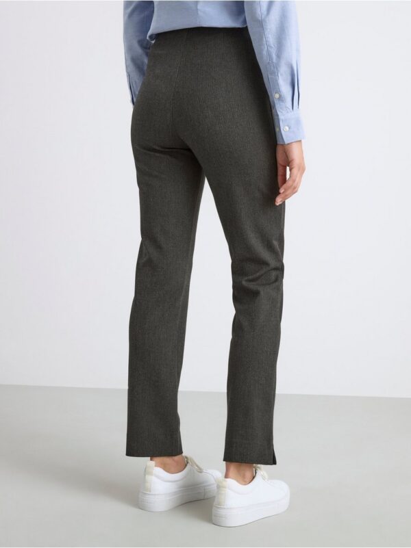 Slim cropped high waist trousers - 8446364-3449