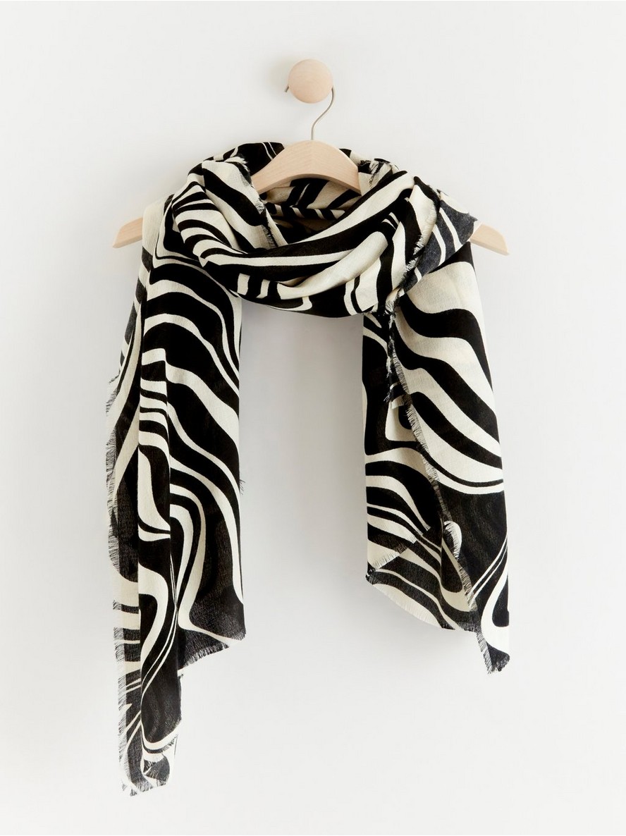 Patterned scarf - 8448184-80