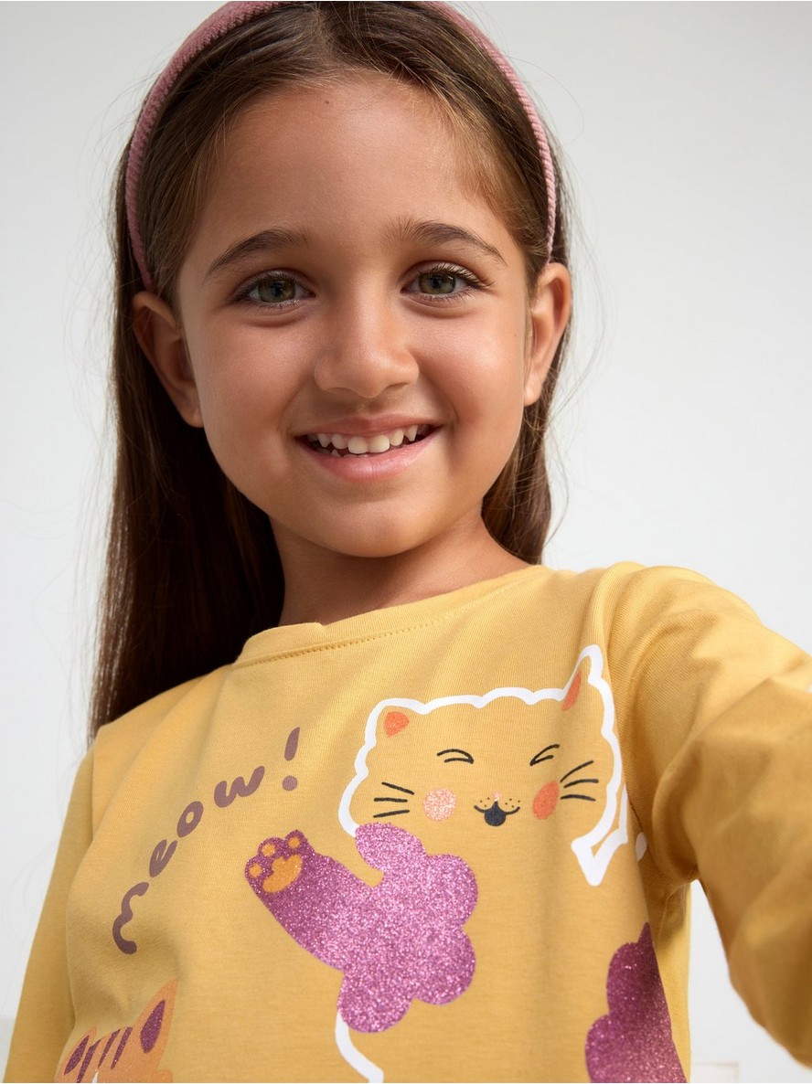 Majica – Long sleeve top with cats