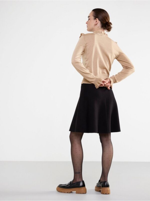 Fine-knit flared skirt - 8449672-80