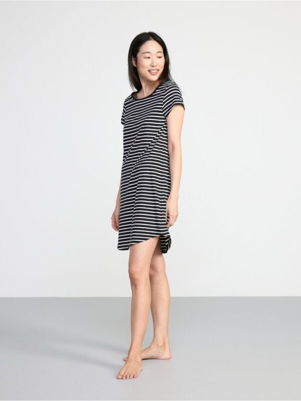 Night dress with stripes - 8450210-80