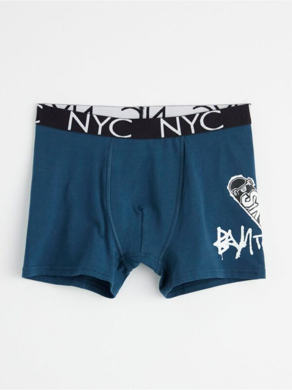 Boxer shorts with skate print - 8452676-6841