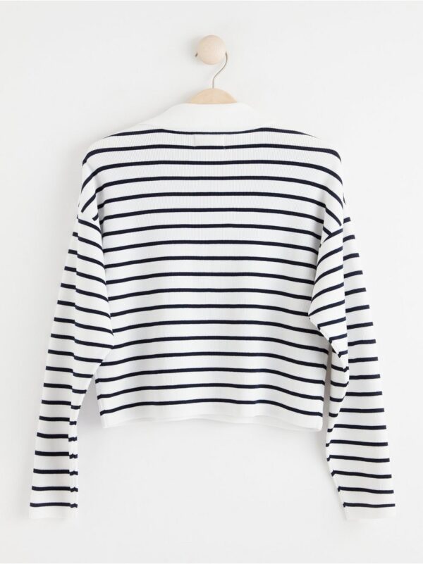 Striped knitted jumper - 8452769-70