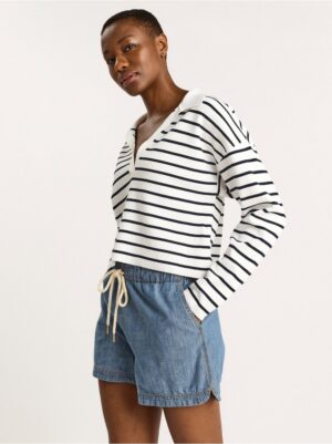 Striped knitted jumper - 8452769-70