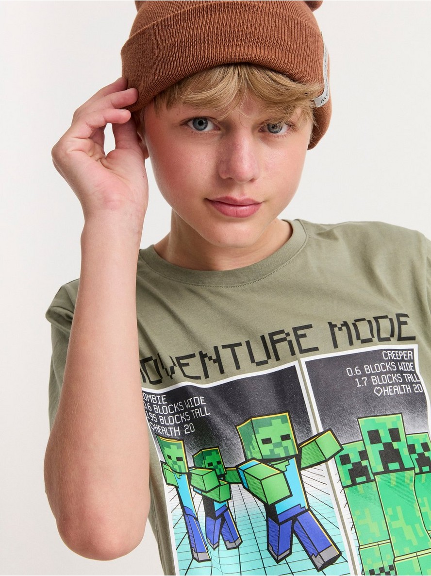 Majica – T-shirt with Minecraft print