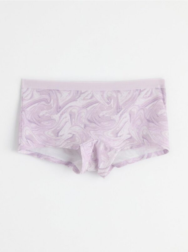 Boxer briefs with swirl print - 8453579-7514
