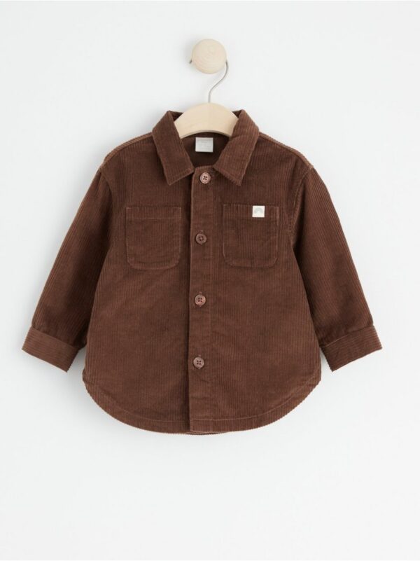 Corduroy shirt jacket - 8453959-7153