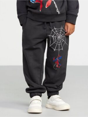 Trousers with Spiderman and brushed inside - 8453963-7161