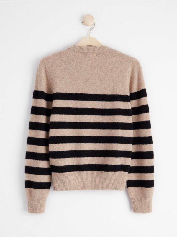 Knitted jumper with stripes - 8454636-8659