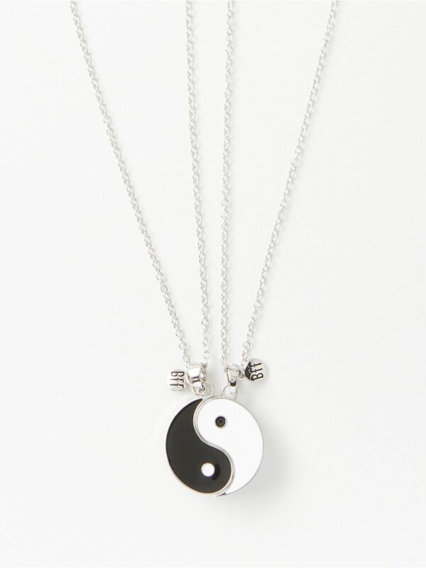 Best friend necklace with yin and yang - 8456678-10