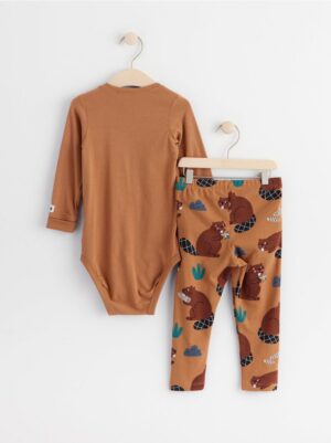 Set with bodysuit and leggings - 8457590-9495
