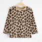 Long sleeve top with leo print - 8459833-7603