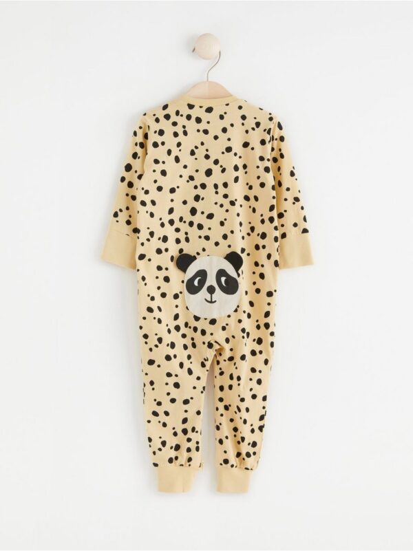 Pyjamas with panda appliqué - 8460132-9694