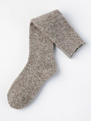 Knee high wool blend socks - 8460239-7291