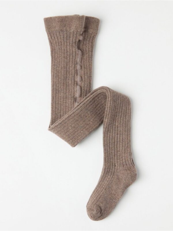 Ribbed heavy-knit tights - 8462256-1715