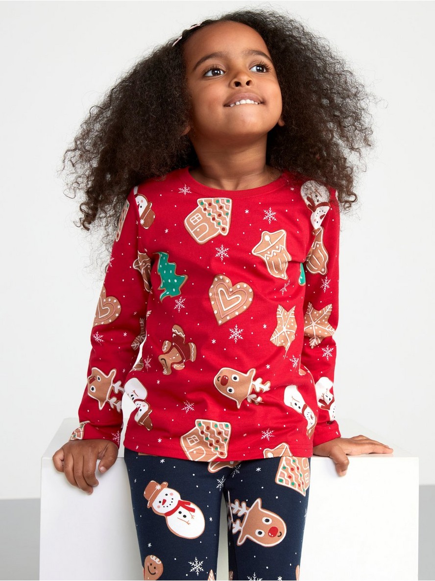 Majica – Long sleeve top with gingerbread cookies