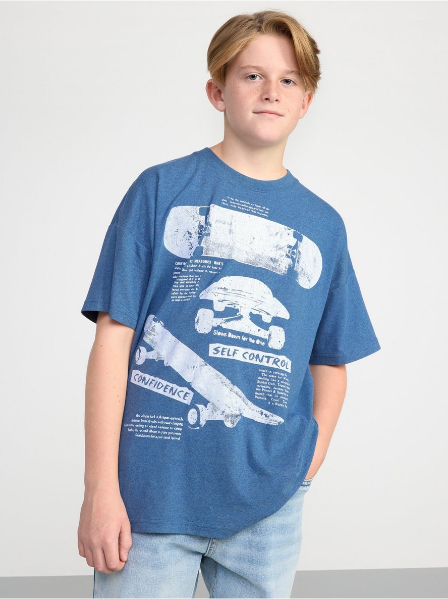T-shirt with skate print - 8467192-791