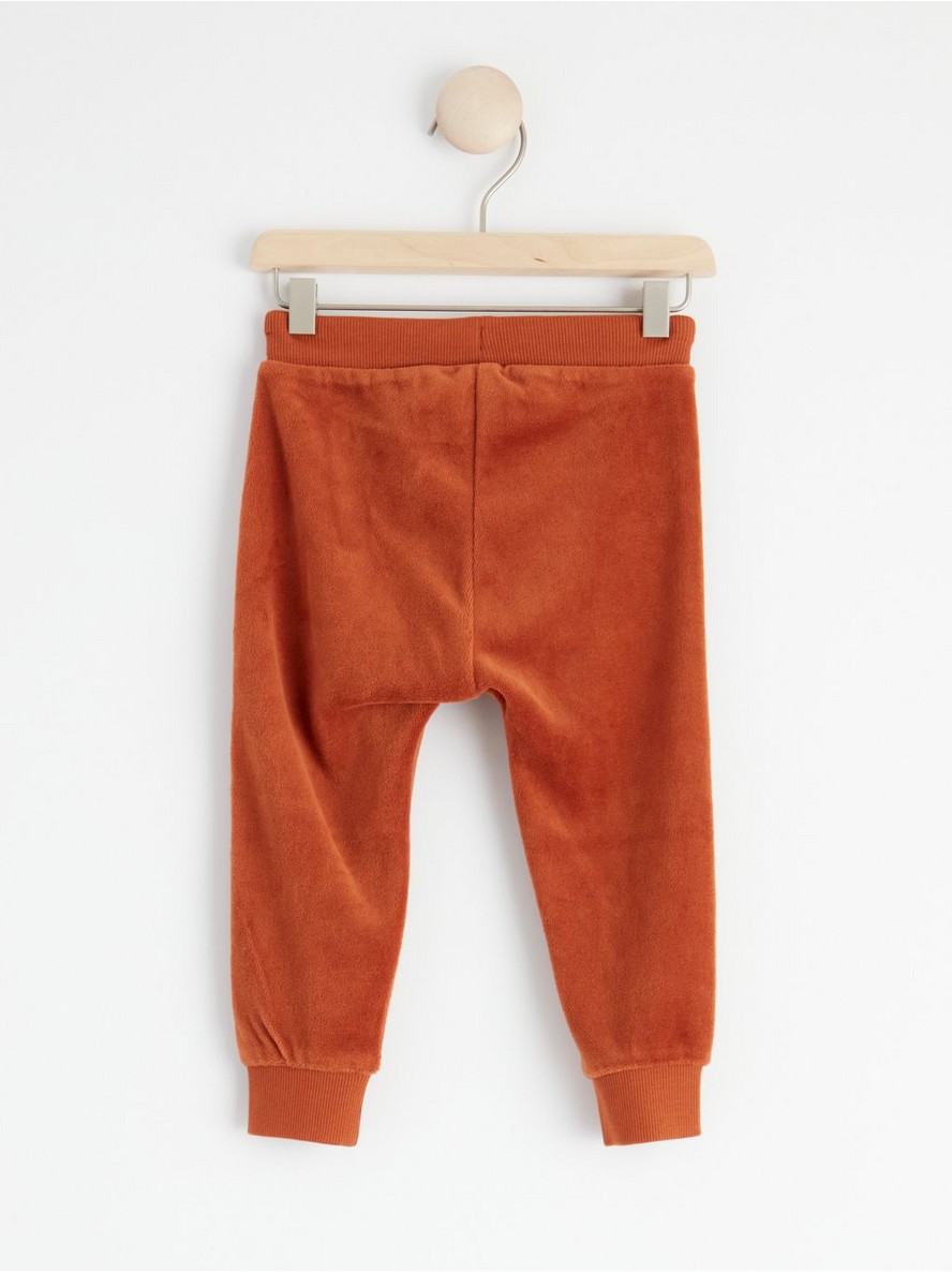 Velour trousers - 8467197-7884