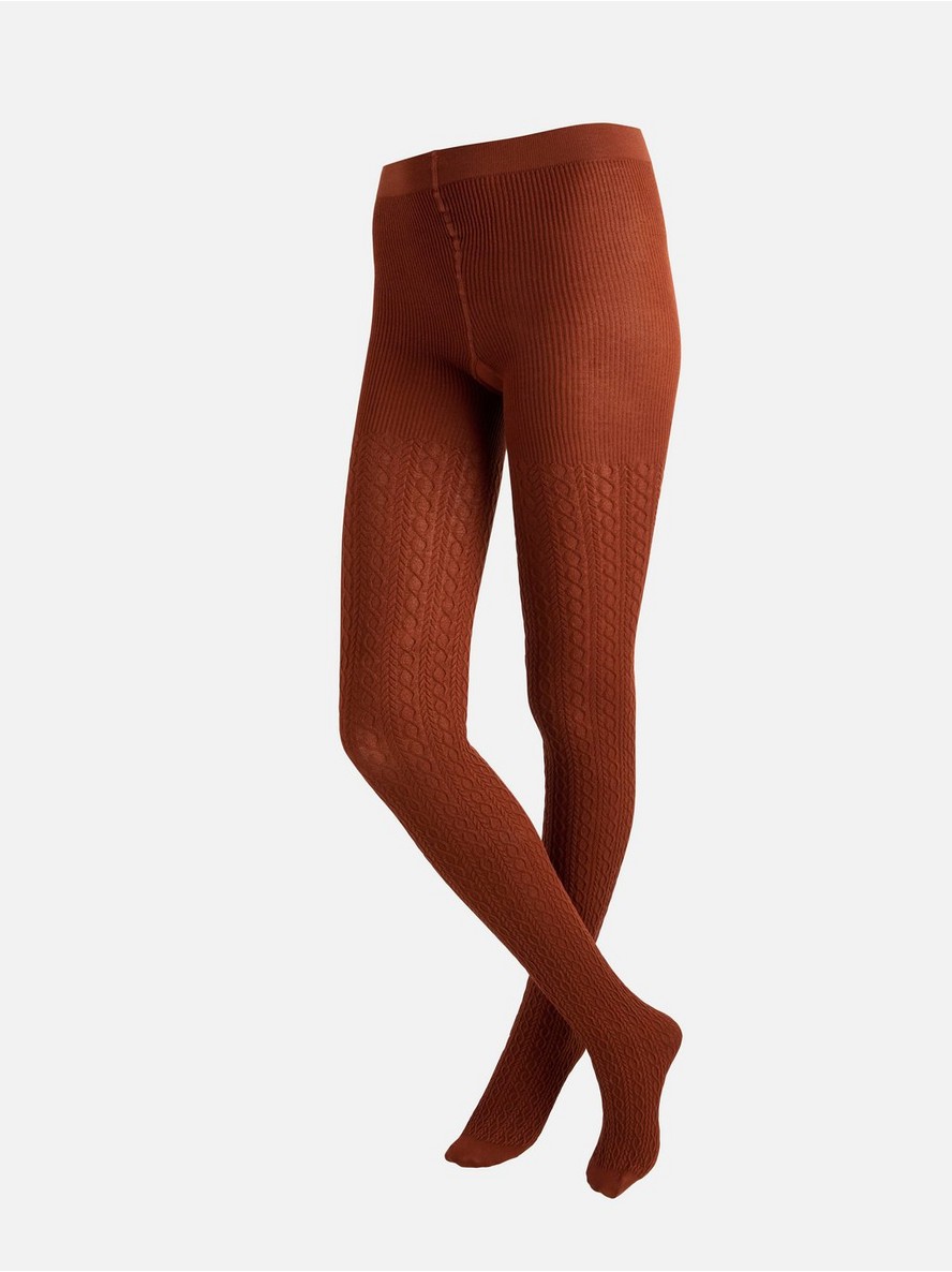 Cable knit tights - 8479106-8737