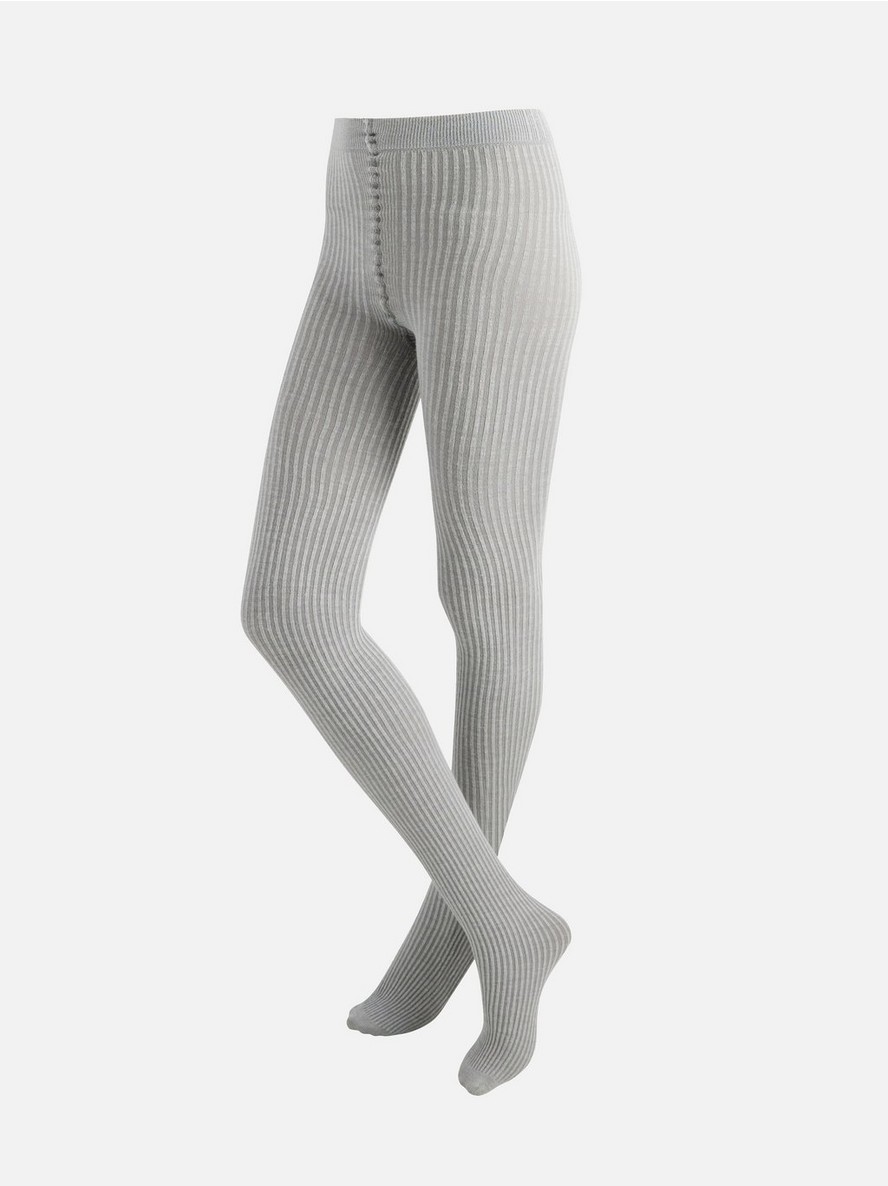 Hulahopke – Rib knit tights in wool blend