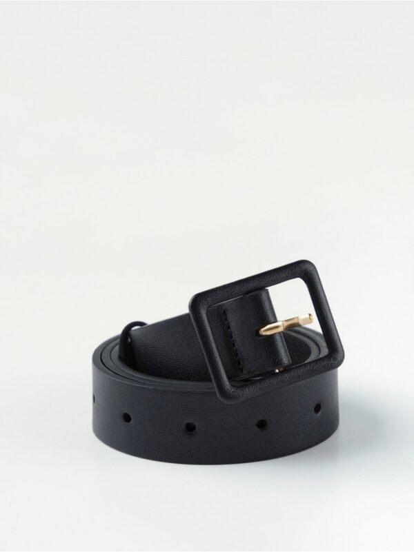 Belt with covered buckle - 8482725-80