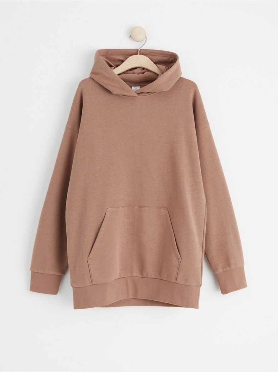 Dukserica – Long sweatshirt with brushed inside