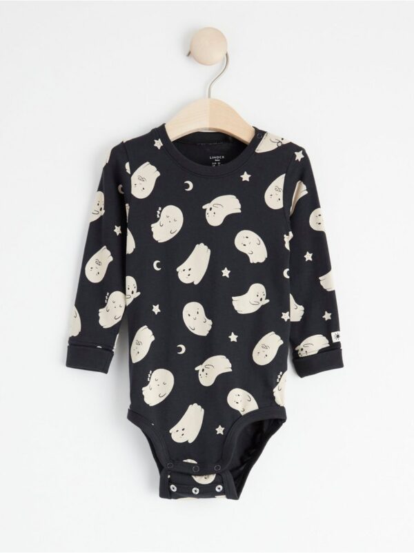 Long sleeve bodysuit with ghosts - 8494323-6959