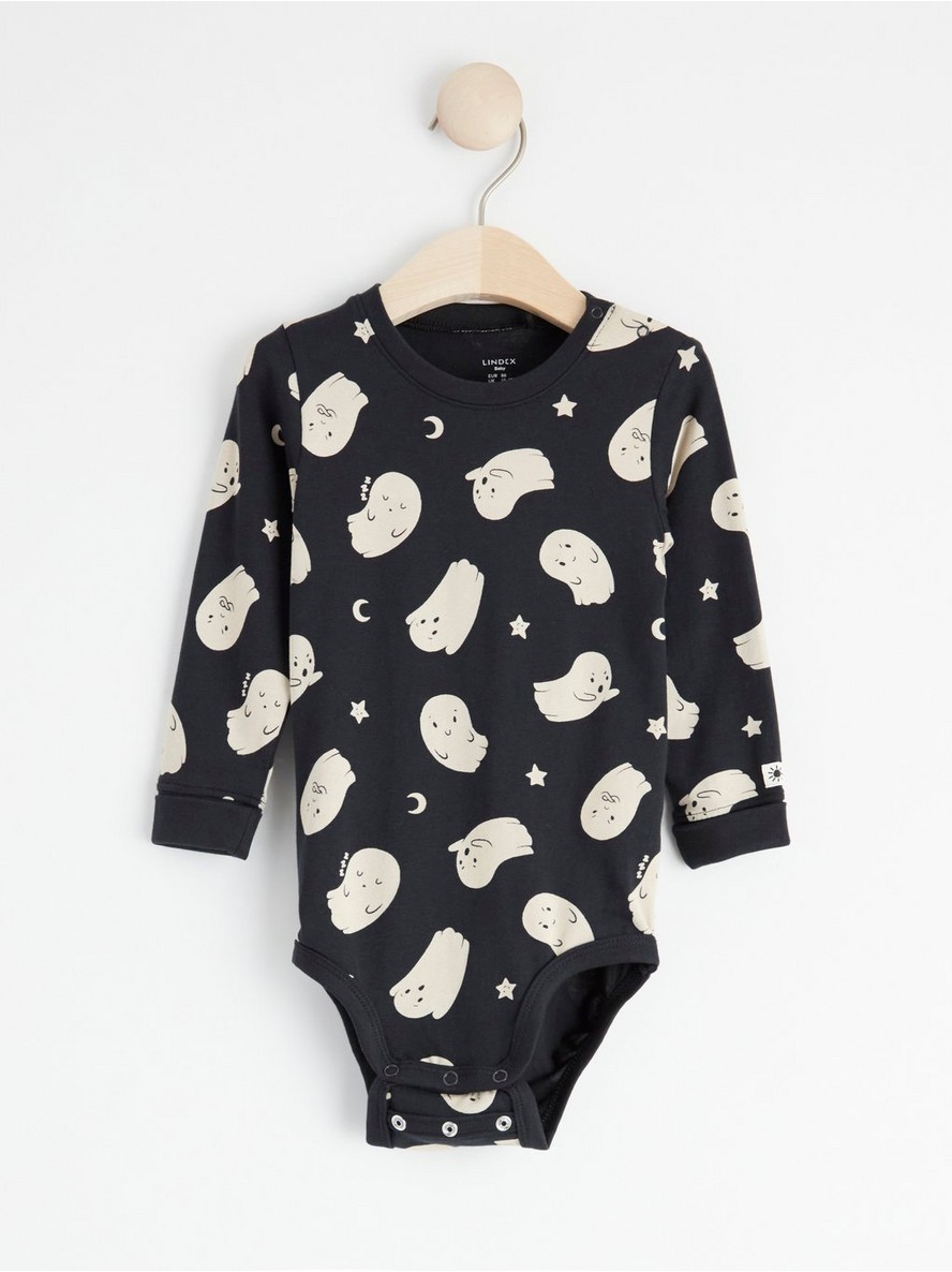 Bodi – Long sleeve bodysuit with ghosts