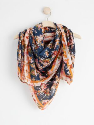 Floral patterned scarf - 8500288-8415