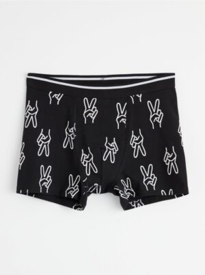 Boxer shorts with peace signs - 8503598-80