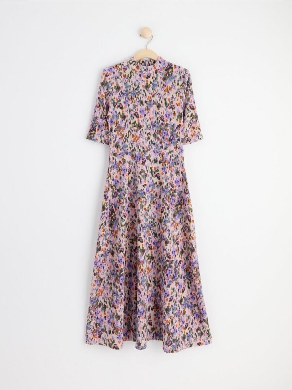 Short sleeve patterned dress - 8523288-6902