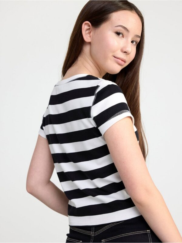 Short sleeve top with print - 8527354-300