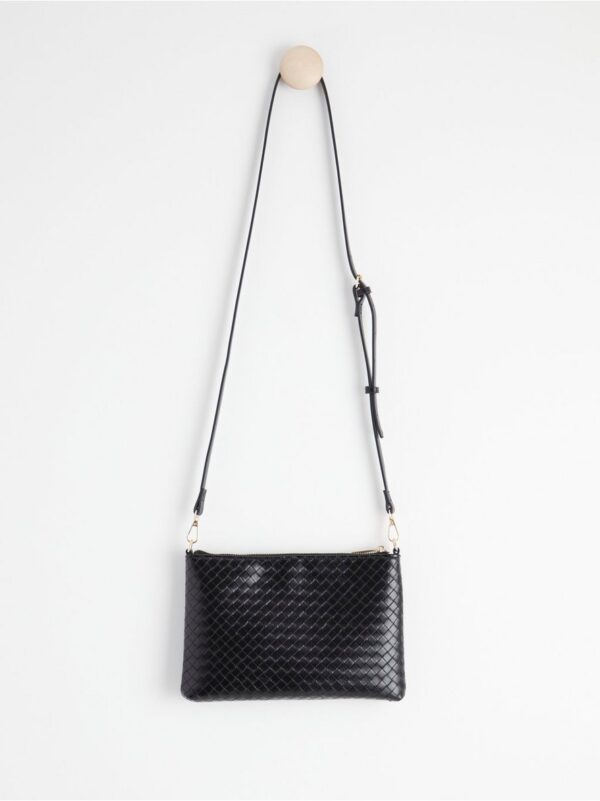 Shoulder bag with braided pattern - 8532743-80