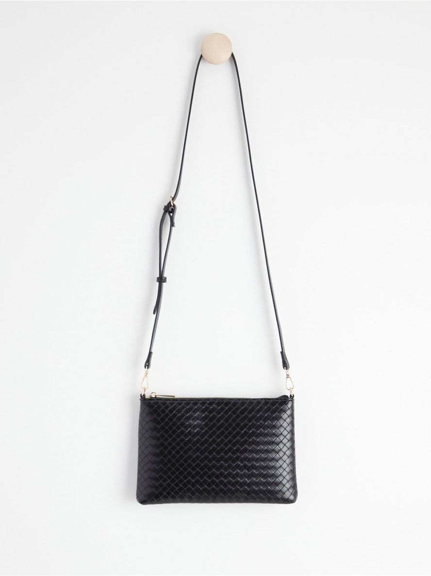 Shoulder bag with braided pattern - 8532743-80