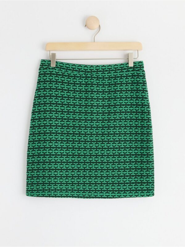 Knitted mini skirt - 8552270-8789