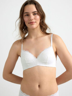 Brushalter - Flora wirefree bra with lace 16
