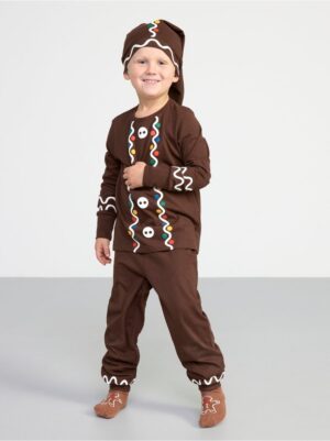 Gingerbread costume with hat - 7910606-8604