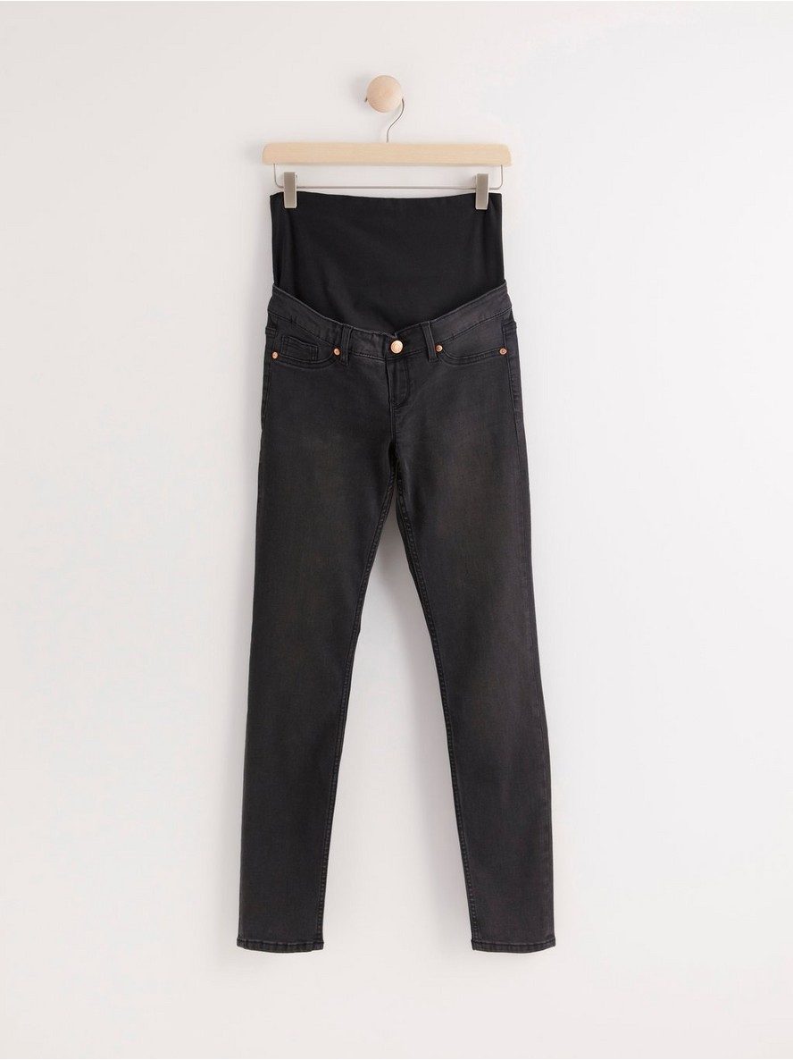 MOM Slim fit extra soft jeans - 8039058-80