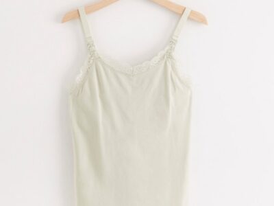 Soft nursing camisole in modal - 8040469-9795