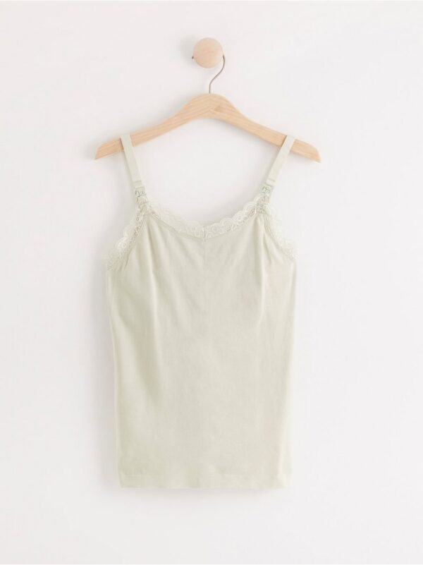 Soft nursing camisole in modal - 8040469-9795