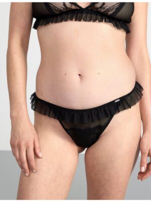 Thong low with lace - 8380078-80