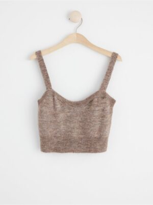 Sleeveless wool blend top - 8391168-7199