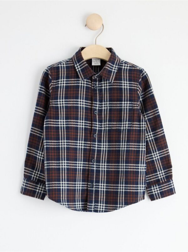 Checked flannel shirt - 8427918-2521