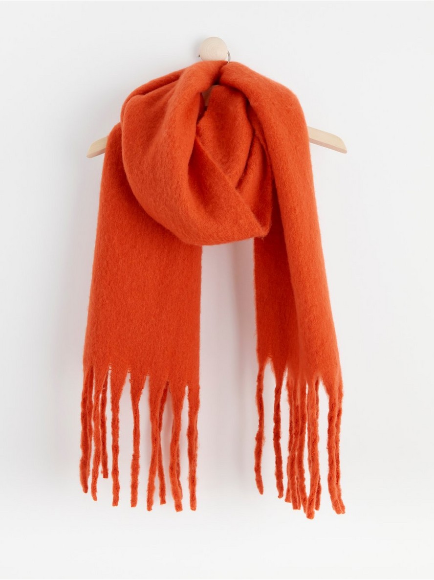 Scarf with fringes - 8450680-9617