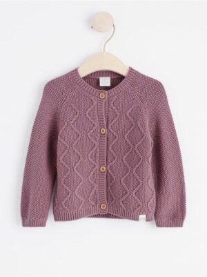 Cable-knit cardigan - 8454701-9438