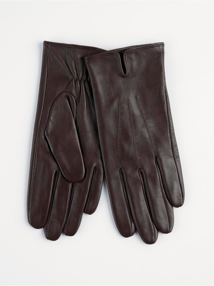 Leather gloves - 8462258-208