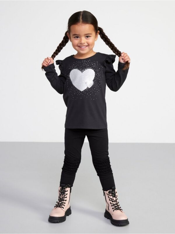 Long sleeve top with hearts - 8463227-6959