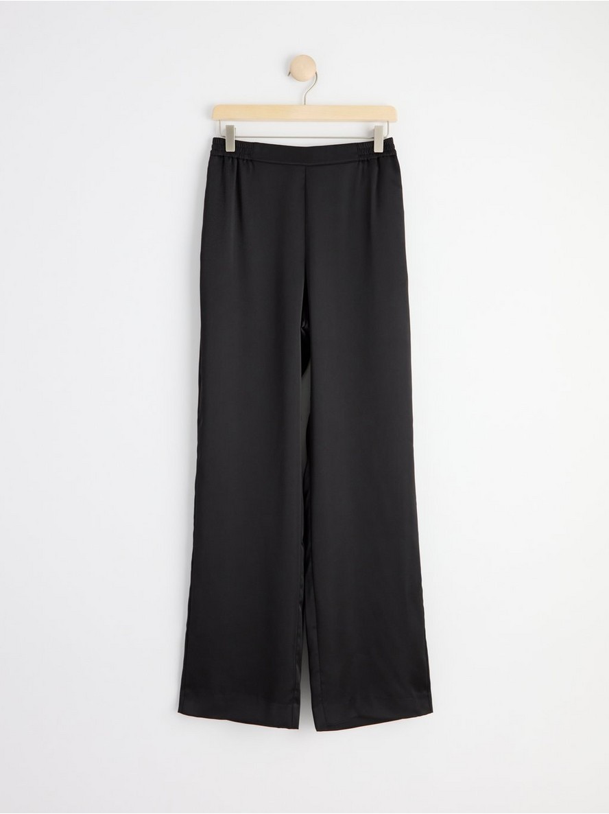 Pantalone – Straight satin trousers