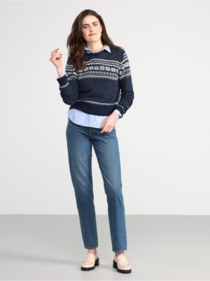 Knitted fairisle jumper - 8467244-2521